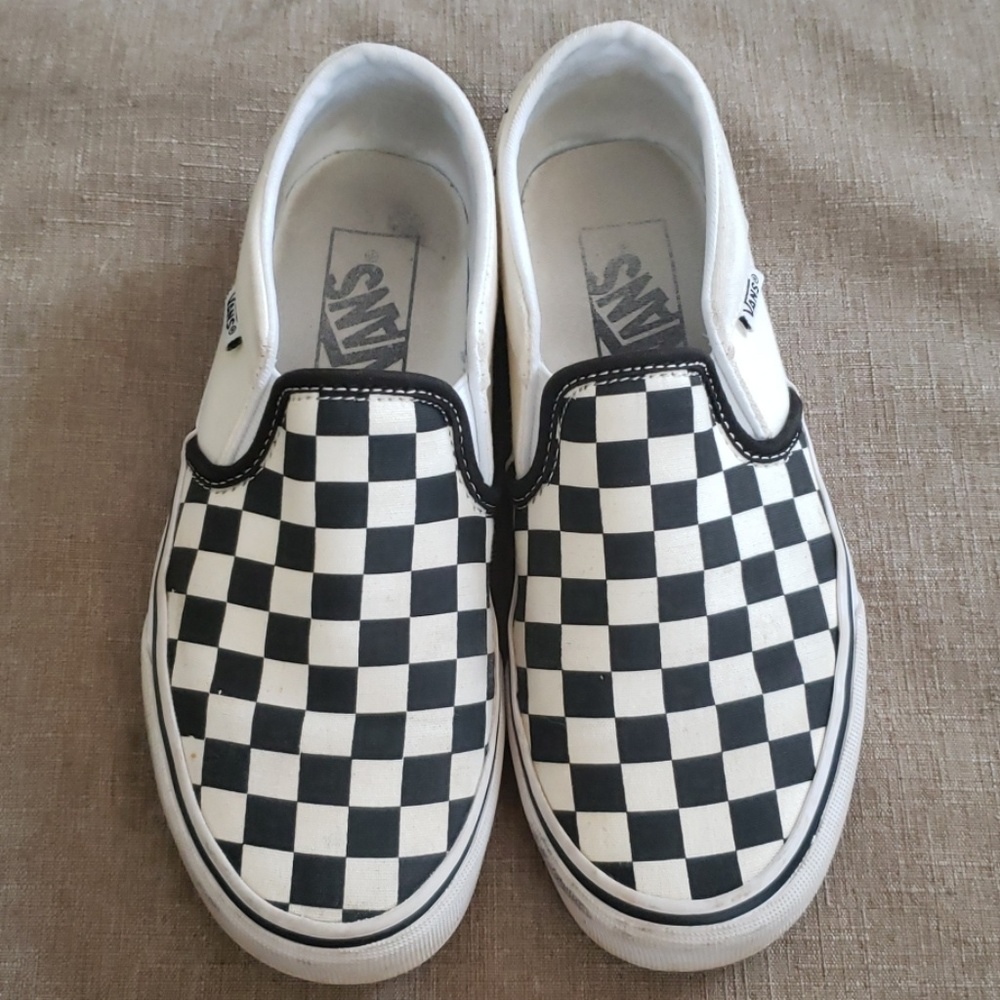 Checker board Vans